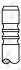 Клапан випускний VW-AUDI GOLF 1.6D/1.9D 85-/AUDI 100 2,0 31,2x8x95,5 V91334