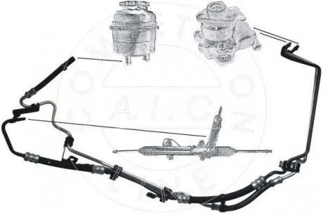 Шланг гідропідсилювача Aic 54985