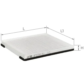 Фильтр салона ВАЗ 2170 Priora (2170-8122020-10) конд. HALLA (выр-во) Alpha Filter AF5034