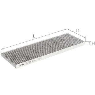 Фільтр салону Citroen Jumper/Fiat Ducato/Peugeot Boxer (-06) (з активованим вугіллям) Альфа Alpha Filter AF5054a
