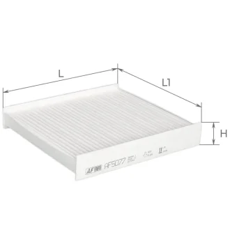 Фільтр салону Renault Logan(13-), Clio (12-), Sandero (12-), Duster (18-), Captur (13-) Альфа Alpha Filter AF5077