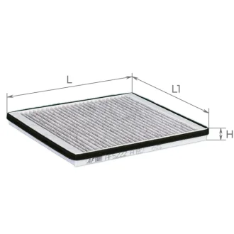 Фильтр салона CHERY M11 угольный (выр-во) Alpha Filter AF5222a