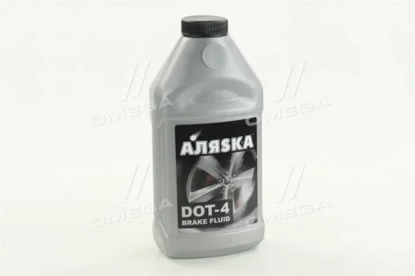 Рідина гальм. DOT4 (срібло) 390г АЛЯSКА 5437