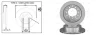 Диск гальмiвний задний (кратно 2) TOYOTA LAND CRUISER PRADO 2.8, 3.0 (-20) APPLUS APLUS 61899AP (фото 1)