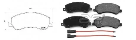 Тормозные колодки APLUS 71171BBAP