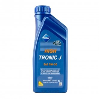 Моторное масло High Tronic J 5W-30 синтетическое 1 л ARAL 151CED
