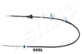 Трос ручного тормоза зад. Л Mitsubishi Colt 04- ASHIKA 131-05-555L