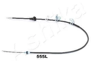 Трос ручного тормоза зад. Л Mitsubishi Colt 04- ASHIKA 131-05-555L