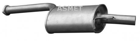 Средний глушитель выхлопных газов Asmet 01.023 (фото 1)