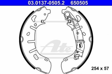 SZCZ?KI HAM FIAT DOBLO 1.4 10-, 1.3D MJ 10-, 1.6D MJ 15- ATE 03.0137-0505.2