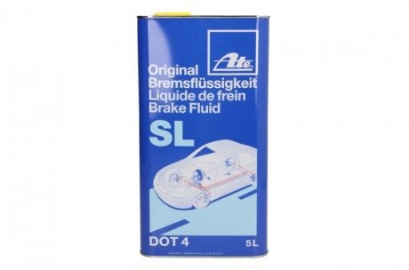 Жидкость тормозная DOT4 5.0L (канистра) ATE 03.9901-5803.2 (фото 1)