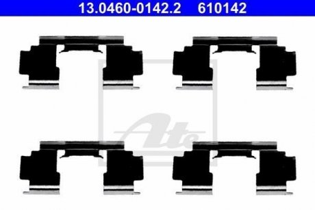 Комплектуючі, колодки дискового гальма ATE 13.0460-0142.2
