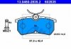 Колодки тормозные дисковые, к-т ATE 13046028352 (фото 1)