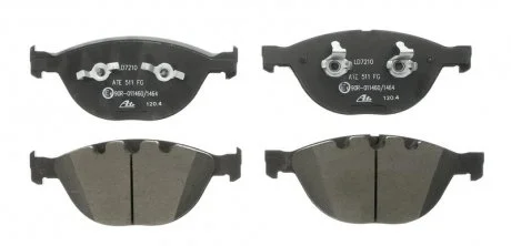Колодки тормозн. передн. BMW X5 (E53) 4.4i/4.6i/4.8i 02.02- ATE 13.0460-7170.2