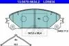 Колодки тормозные керамические LEXUS RX 3,5 09- ATE 13047056342 (фото 1)