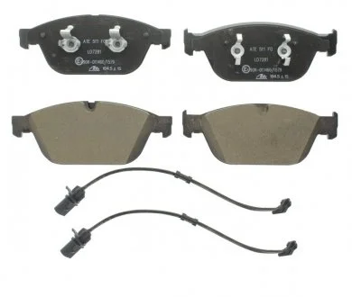 Фото 1 - комплект тормозных колодок, дисковый тормоз ATE 13.0470-7281.2 Комплект тормозных колодок, дисковый тормоз ATE 13.0470-7281.2 (фото 1)