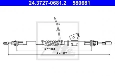 LINKA HAM FORD TOURNEO CUSTOM 12- ATE 24.3727-0681.2