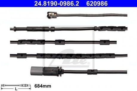 CZUJNIK KLOCK?W HAM BMW I3 ELECTRIC 13- TYг ATE 24.8190-0986.2