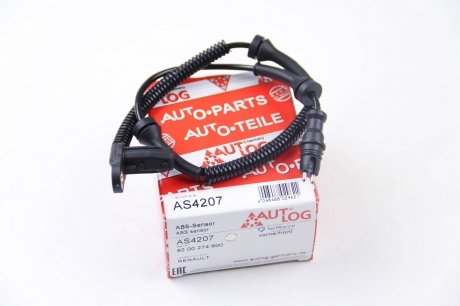 Датчик ABS передний Master/Movano 00- (486 мм) AUTLOG AS4207 (фото 1)