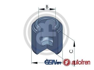 Поршень тормозного суппорта AUTOFREN D0 2524 (фото 1)