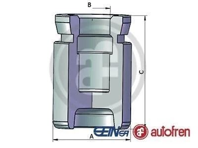 Поршень тормозного суппорта AUTOFREN D0 25333 (фото 1)
