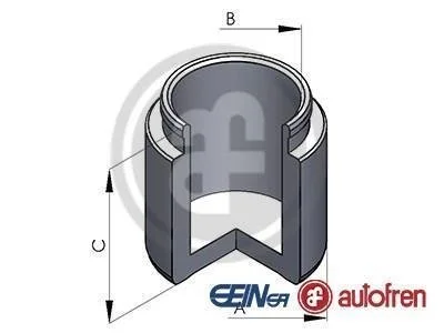 Поршень, корпус скобы тормоза AUTOFREN D025359