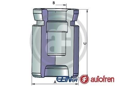 Поршень тормозного суппорта AUTOFREN D0 25370 (фото 1)