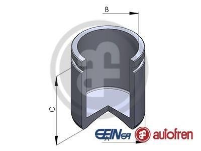 Поршень гальмівного супорта AUTOFREN D0 25413