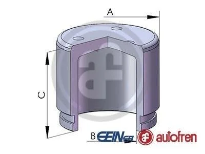 Поршенек суппорта перд Epica/Evanda/Leganza 97- 57-49 AUTOFREN D025506