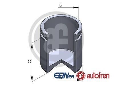 Поршень супорта Daily IV 09- (60x65mm)(Brembo) AUTOFREN D025634 (фото 1)