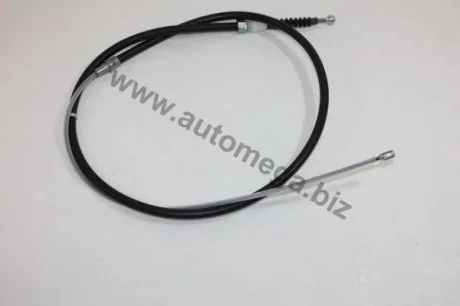 Трос ручного тормоза Л/П (диск) Seat Ibiza, VW Polo, 1,2-1,9, 08- Automega (Dello) 120022310