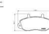 Колодки тормозные дисковые Opel Movano (98-)/Renault Master II (98-) (ABP0104) Automotor France