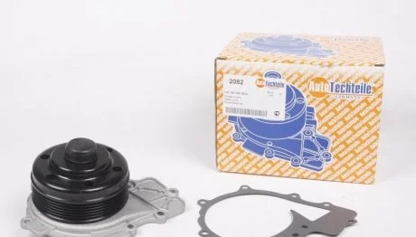 Водяной насос Mercedes Benz W639 OM651 10-> (ручейковый шкив) AUTOTECHTEILE 100 2082