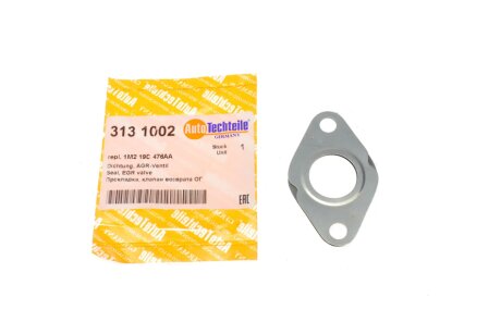 Прокладка, клапан возврата ОГ Caddy II 1.7/1.9 SDI 95 - 04 / Caddy III 1.9 TDI 04 - 15 / T5 1.9 TDI 03 - 09 AUTOTECHTEILE 313 1002