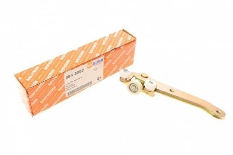 Ролик дверей (боковий/нижній) VW T4 (з кронштейном) AUTOTECHTEILE 3 843 002