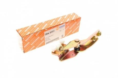 Ролик дверей (боковий/середній) VW T4 (з кронштейном) AUTOTECHTEILE 3 843 003 (фото 1)