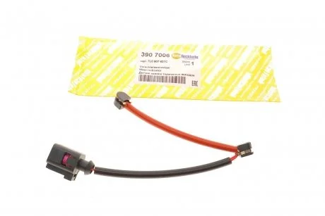 Датчик зносу гальмівних колодок задній Audi Q7 06-15/ VW Touareg 03-11/Porsche Cayenne 02-10/ (L=252mm) AUTOTECHTEILE 390 7006