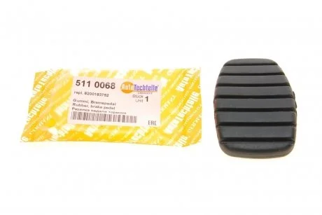 Резинка педали тормоза Renault Clio 98- / Kangoo 97- / Laguna 01-07 / Trafic 01- AUTOTECHTEILE 511 0068 (фото 1)