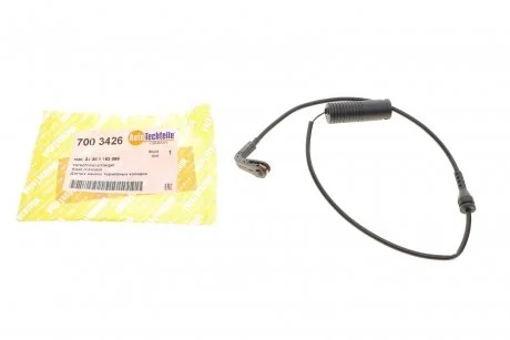 Датчик зносу гальмівних колодок задній BMW 5 E39 95-03/Z8 E52 98-03/ (L=548mm) AUTOTECHTEILE 700 3426