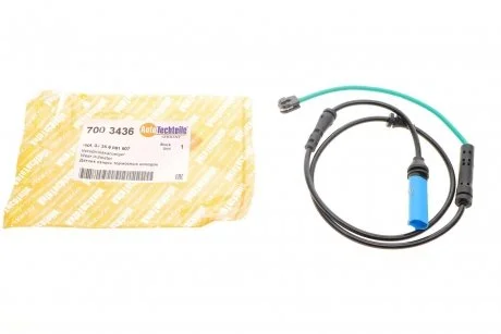 Датчик зносу гальмівних колодок BMW 5 G30/G31 15- / 6 G32 16- / 7 G11/G12 14- AUTOTECHTEILE 700 3436