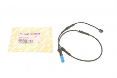 Датчик износа тормозных колодок задний BMW BMW X3 G01 17-/ X4 G02 18-/ I3 G08 20-/ (L=739mm) AUTOTECHTEILE 700 3443 (фото 1)