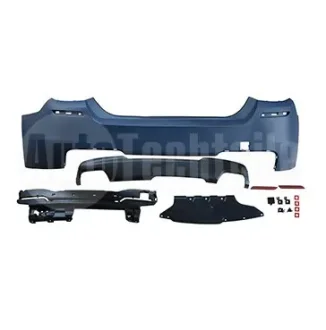 Бампер задний BMW 5 F10 09-16 (M-Technic) (с отв. PDC, 2-сторон. выхлоп 550i тип) AUTOTECHTEILE 703 5127
