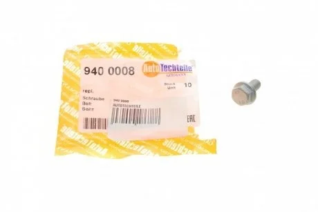 Болт M8X1.25X16 AUTOTECHTEILE 940 0008