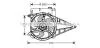 Радиатор GOLF4/A3/TT/LEON BRAZED (Ava) AVA COOLING AI 2129 (фото 3)