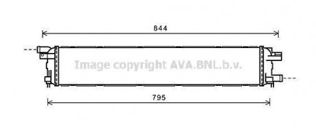 Радіатор, Система охолодження двигуна AVA COOLING AI2361 (фото 1)