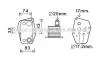 Радіатор масляний BMW 3 E46, E90 (98-), 5 E39, E60 (96-), X3 E83 (04-) 2.0D (BW3555) AVA BW3555