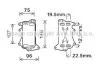 Радиатор масляный КПП BMW 3 F30 (12-), 5 F10 (10-), 7 F01 (09-), X3 F25 (11-), X AVA COOLING BW3556 (фото 1)