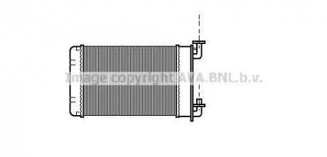 Радиатор печки BMW Z1 2.5 ROADSTER 11/88 AVA COOLING BW6022 (фото 1)