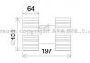 Вентилятор обігрівача салону BMW 3 (E46) (98-05) , X3 (E83) (04-) (BW8480) AVA