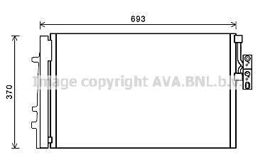 Конденсатор, кондиціонер AVA COOLING BWA5479D